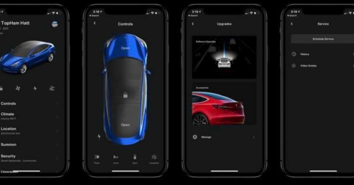 Tesla releases new version of its mobile app with UI refresh and ...